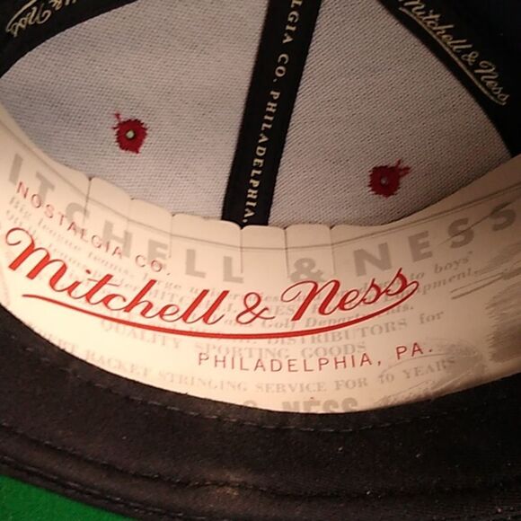 Mitchell & Ness Blue and Red Pigeon Snap Back Cap - Picture 7 of 7